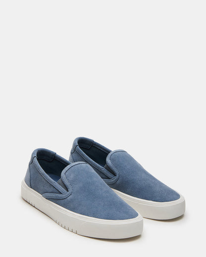 MURPHY Denim Suede Low-Top Sneaker | Women's Sneakers | Steve Madden