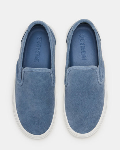 MURPHY Denim Suede Low-Top Sneaker | Women's Sneakers | Steve Madden