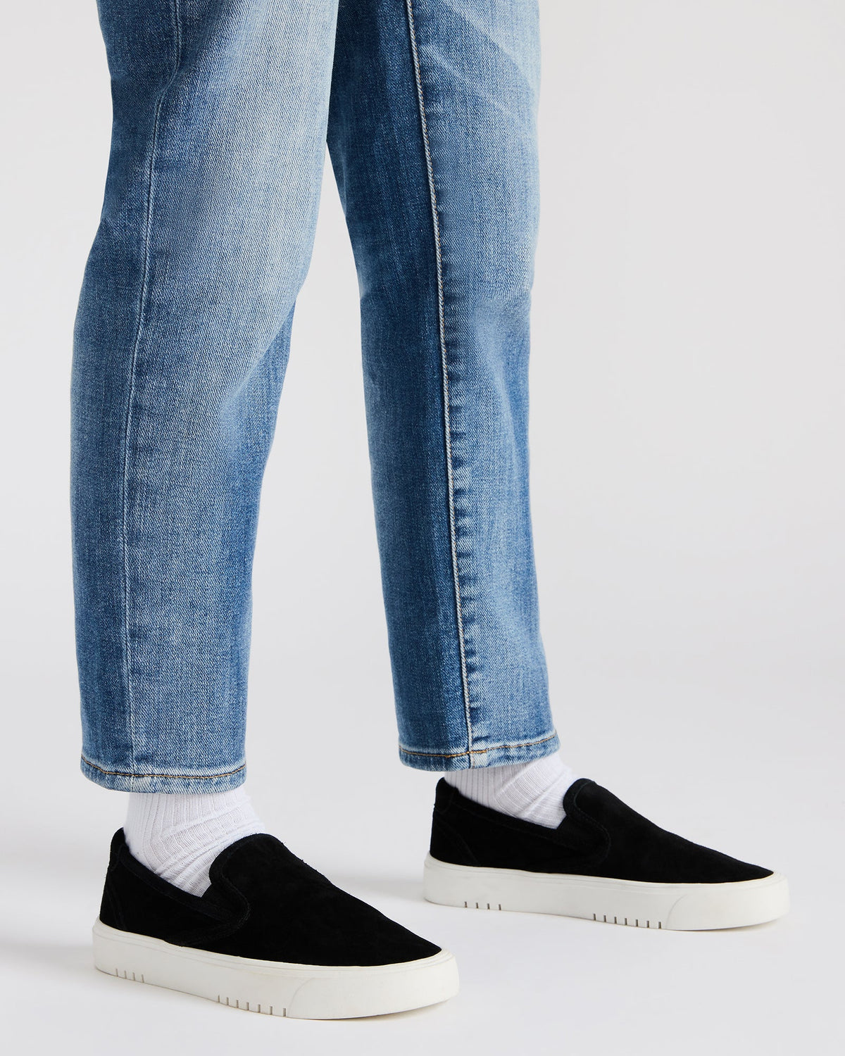 MURPHY Denim Suede Low-Top Sneaker | Women's Sneakers | Steve Madden