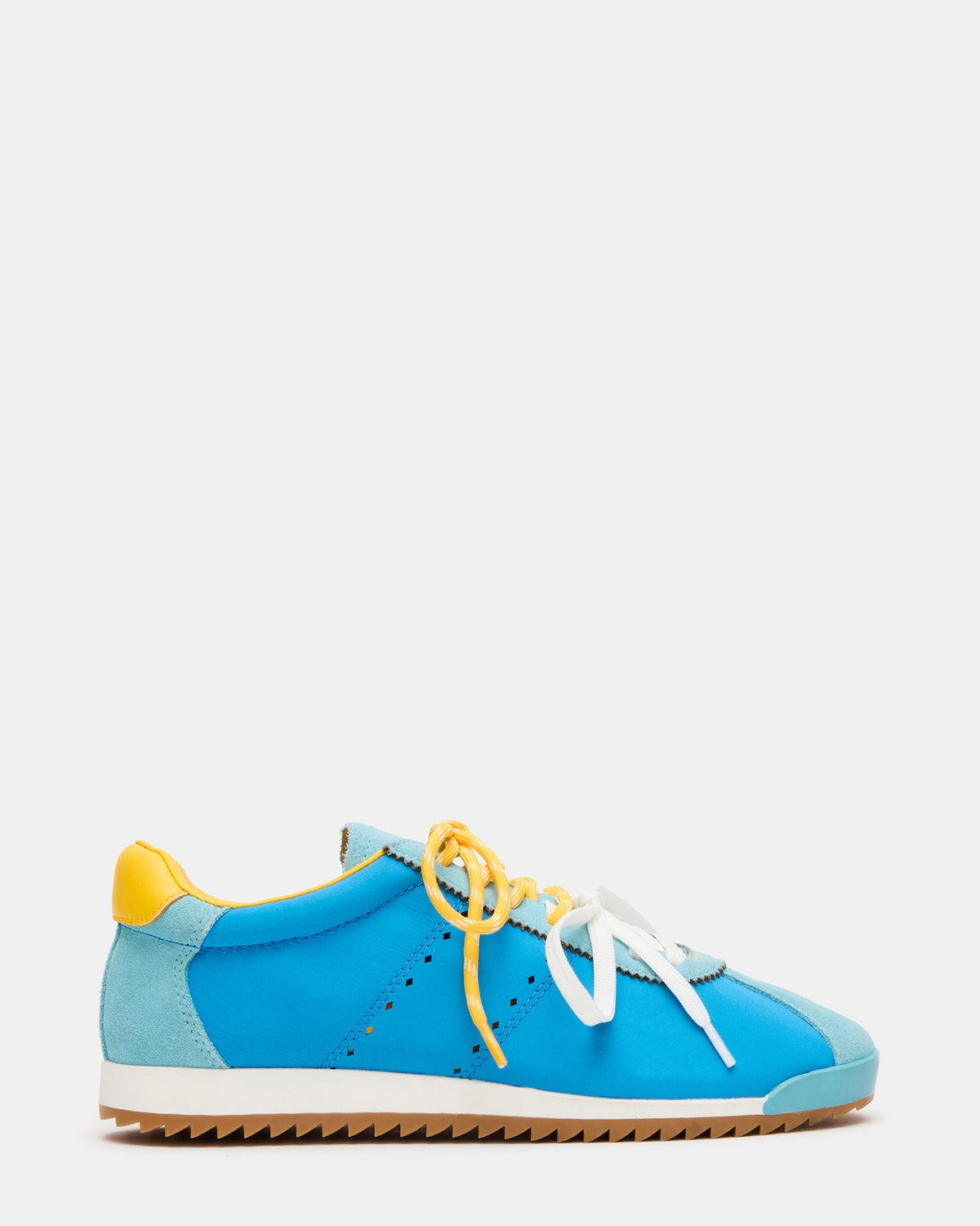MIRAGE Blue/Yellow Low-Top Sneaker | Women's Sneakers | Steve Madden