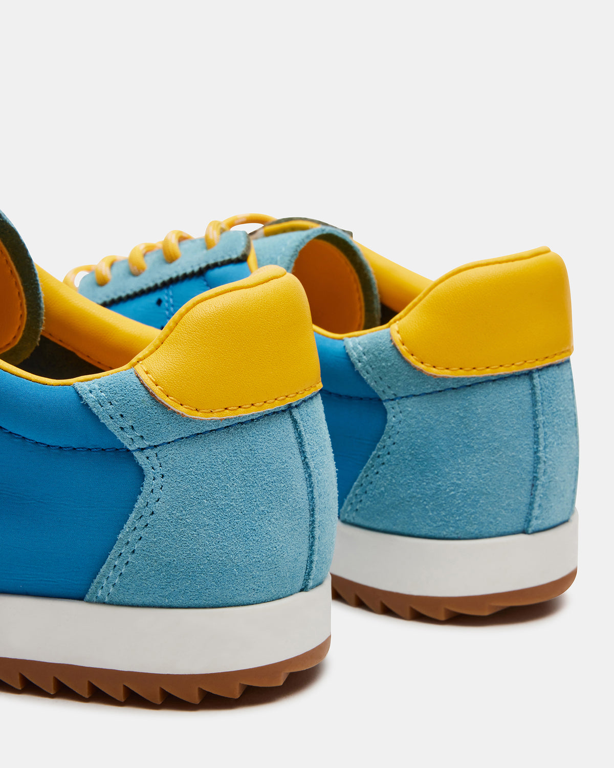 MIRAGE Blue/Yellow Low-Top Sneaker | Women's Sneakers | Steve Madden