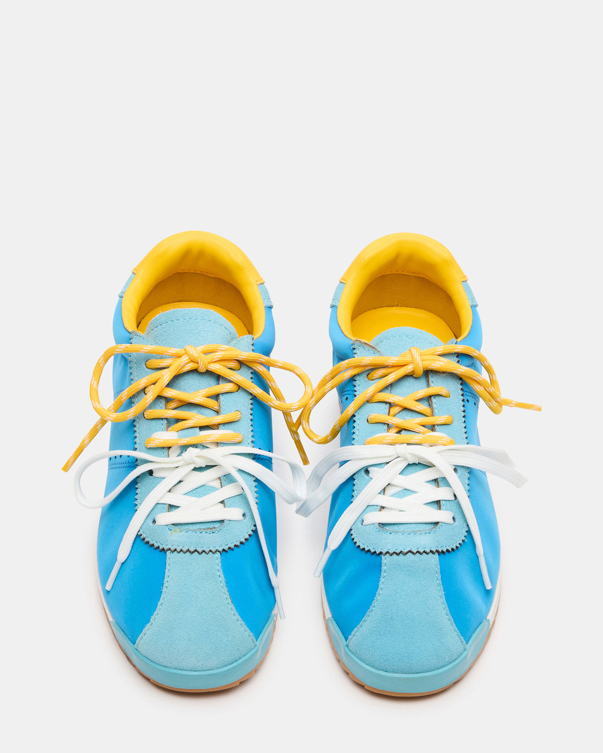 MIRAGE Blue/Yellow Low-Top Sneaker | Women's Sneakers | Steve Madden