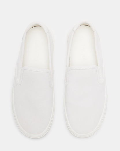 MURPHY White Suede Women's Low-Top Sneaker | Steve Madden
