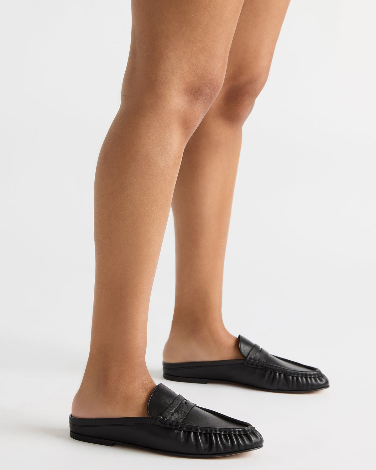 RAFE Chocolate Brown Suede Slip-On Mule Women's Flat | Steve Madden