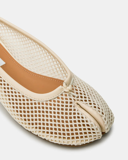 CALICO Bone Mesh Split Toe Tabi Women's Ballet Flat | Steve Madden