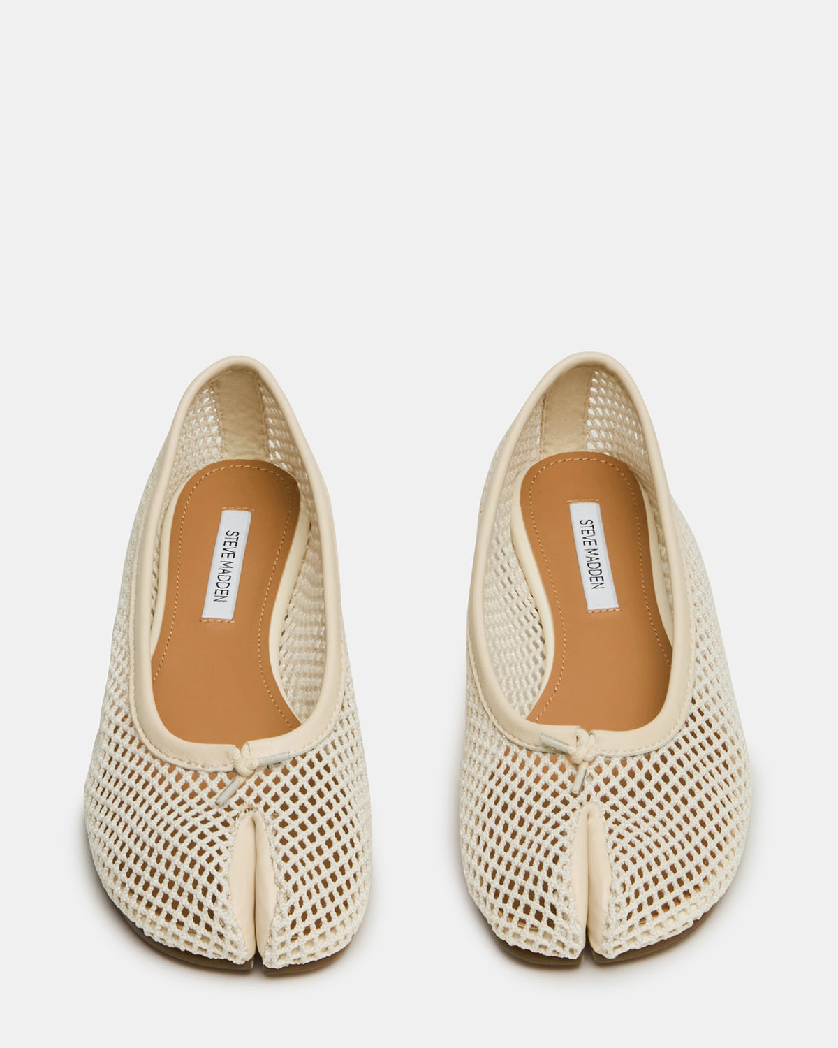 CALICO Bone Mesh Split Toe Tabi Women's Ballet Flat | Steve Madden