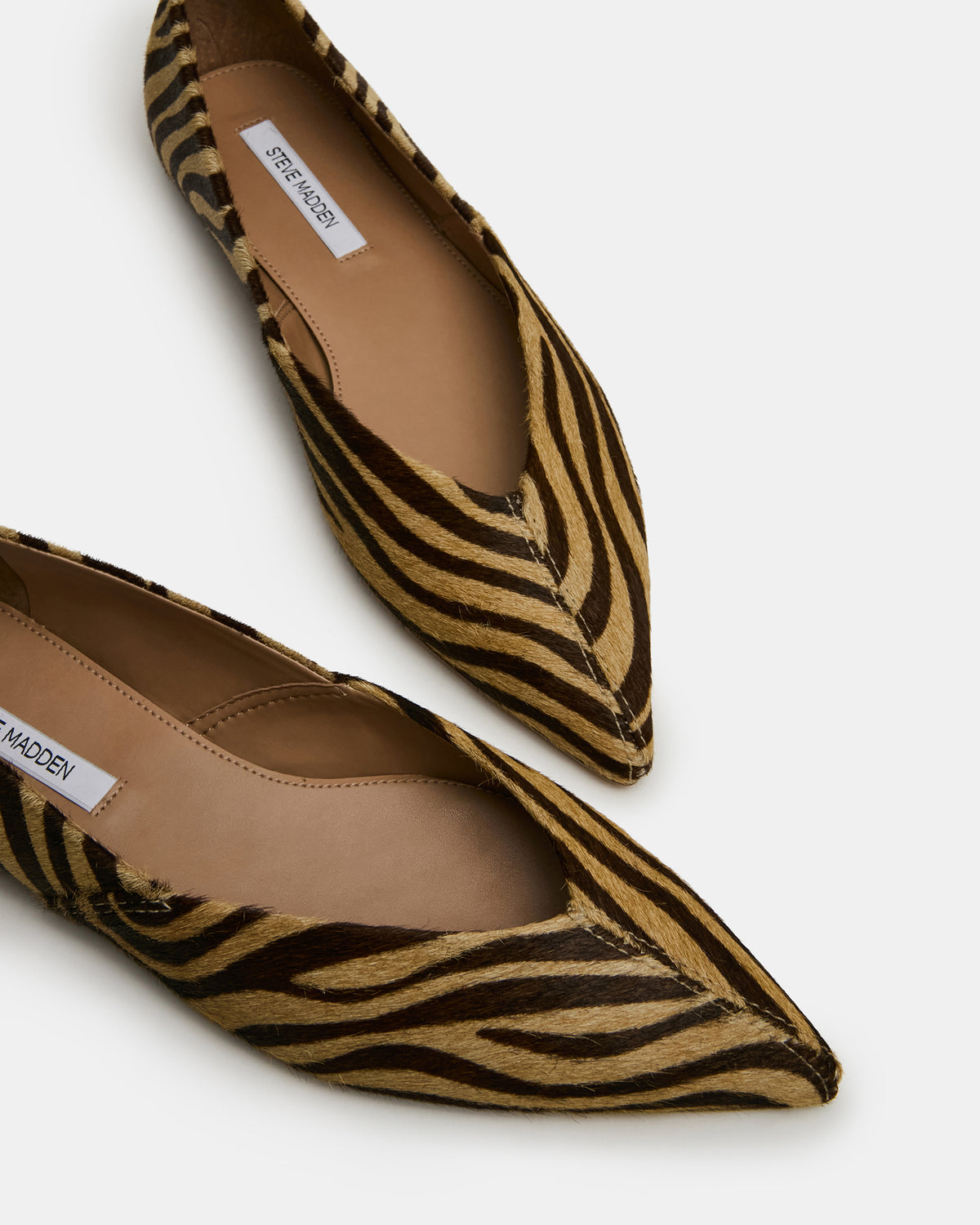 TOVI Tiger Pointed-Toe Ballet Women's Flat | Steve Madden