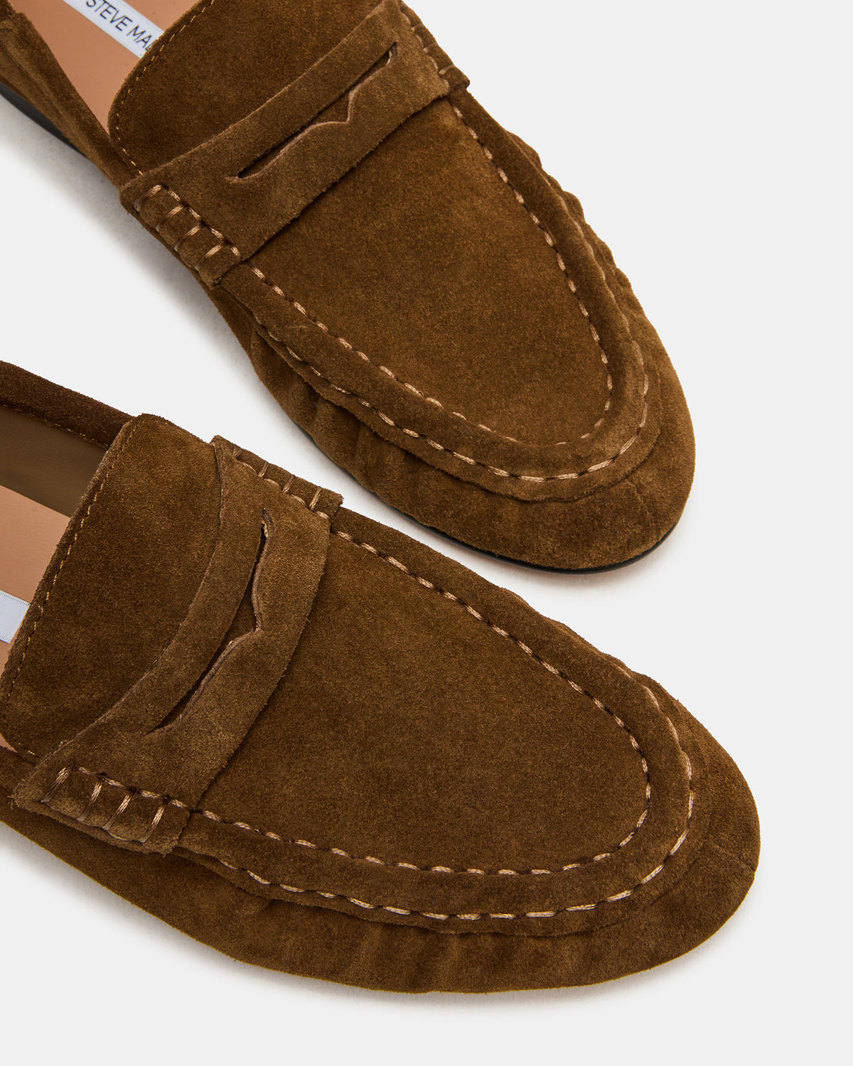 ROGER Taupe Suede Slip-On Women's Loafer | Steve Madden