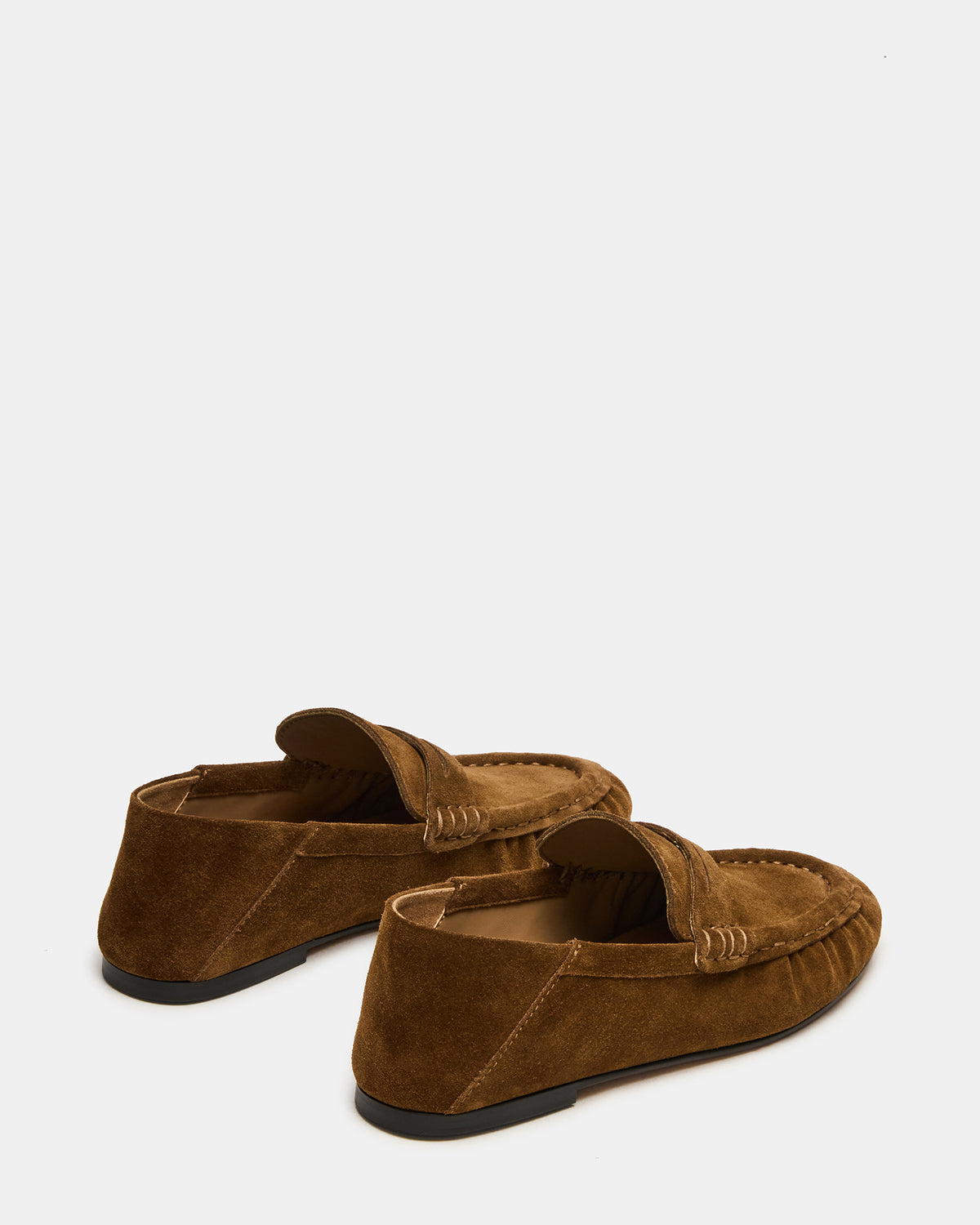 ROGER Taupe Suede Slip-On Women's Loafer | Steve Madden