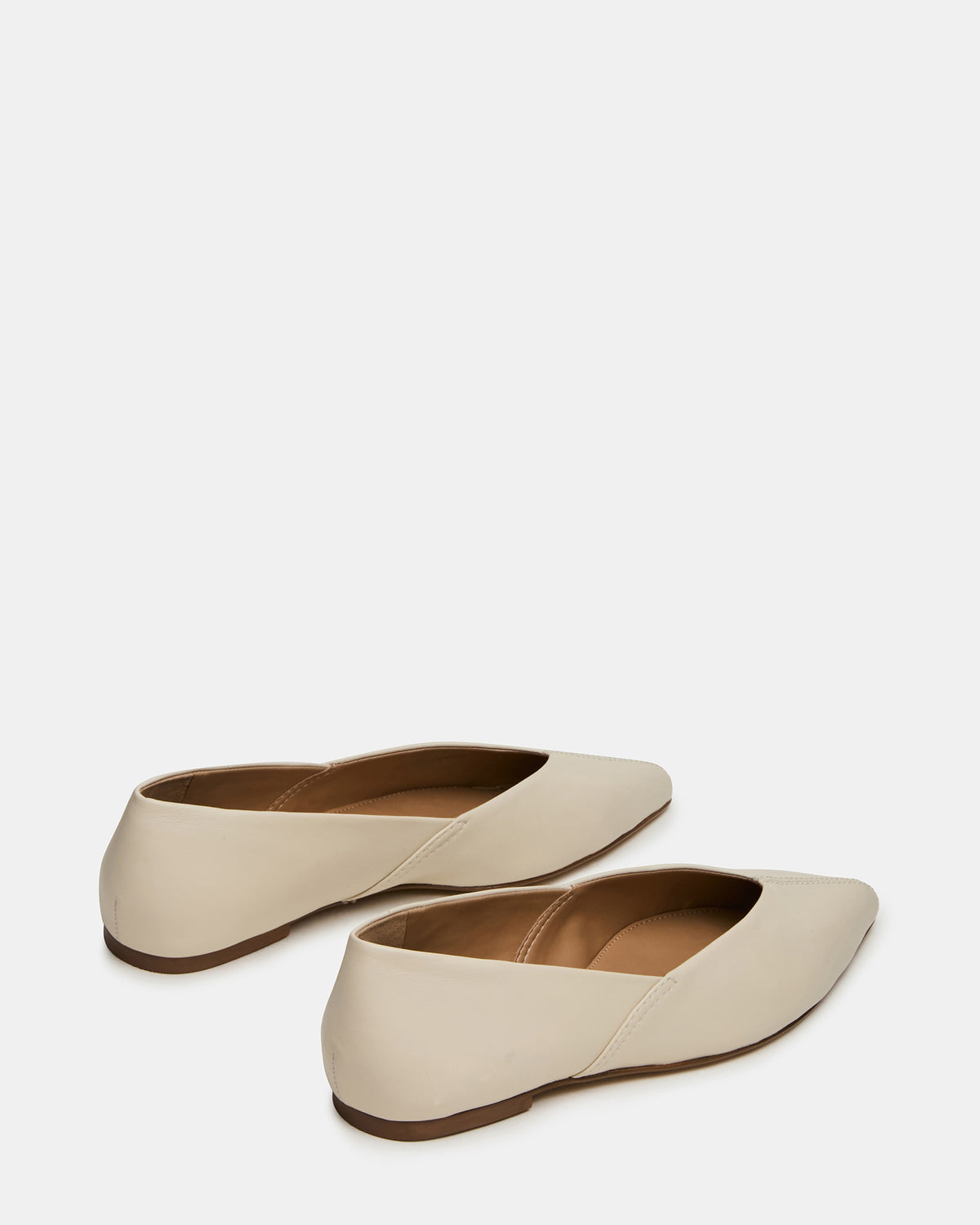 TOVI Bone Leather Pointed-Toe Ballet Women's Flat | Steve Madden