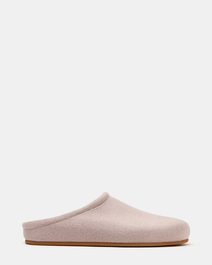 FERN Knit Taupe Mule Slip-On Round-Toe Women's Flat | Steve Madden