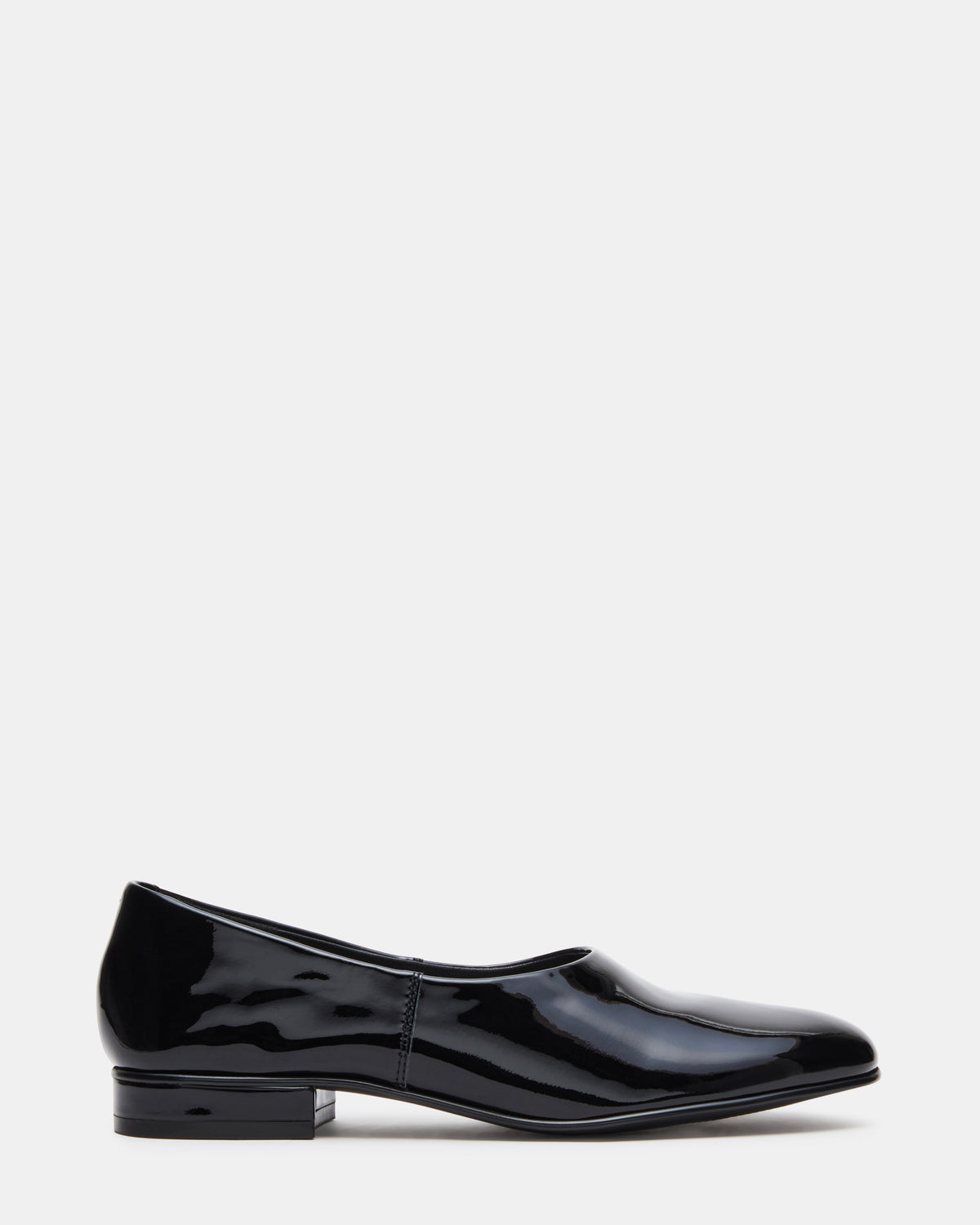 RANDALL Black Patent Ballet Women's Flat | Steve Madden