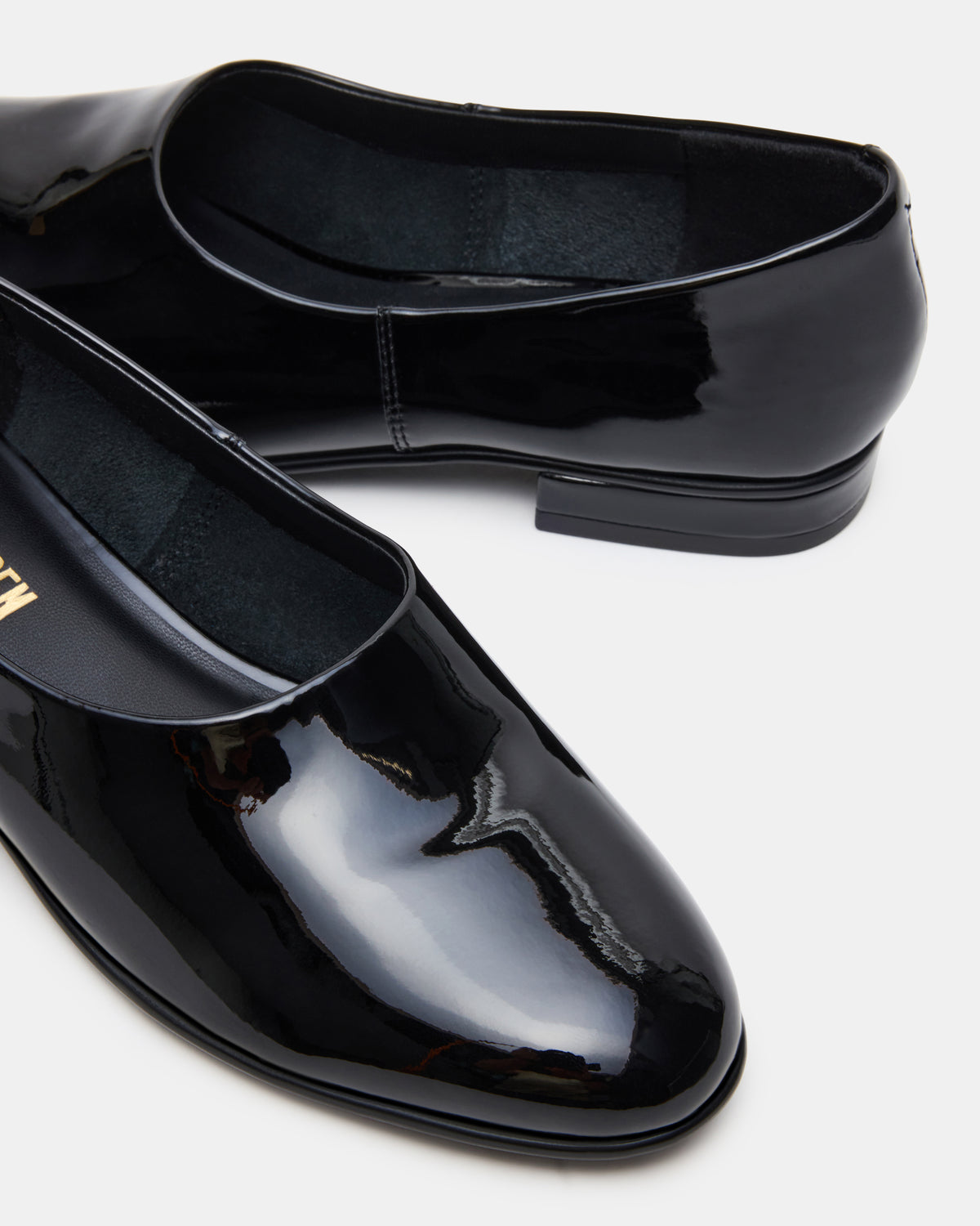 RANDALL Black Patent Ballet Women's Flat | Steve Madden