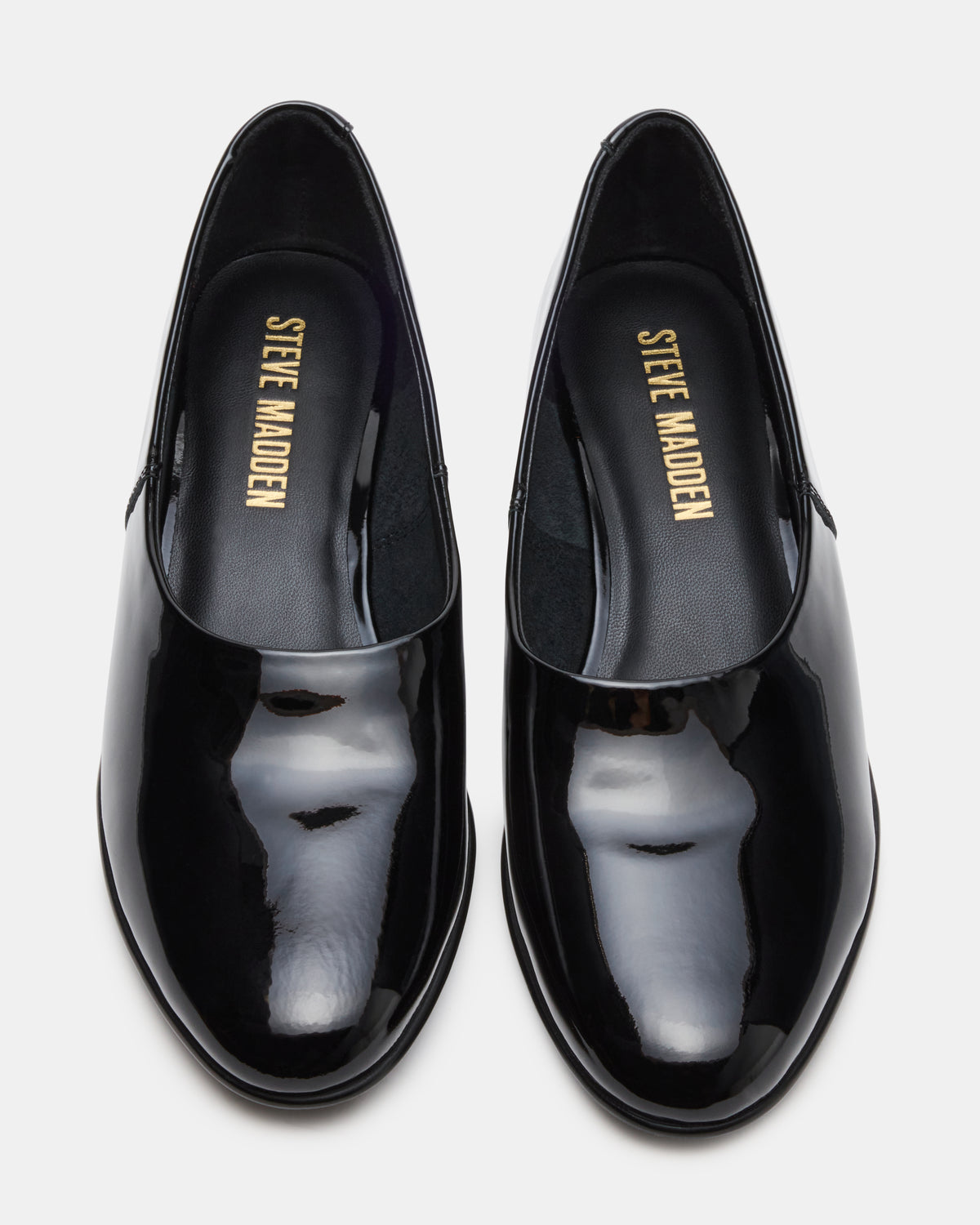 RANDALL Black Patent Ballet Women's Flat | Steve Madden