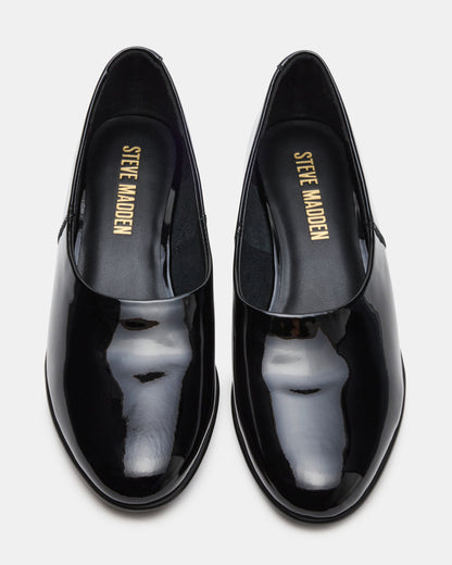 RANDALL Black Patent Ballet Women's Flat | Steve Madden