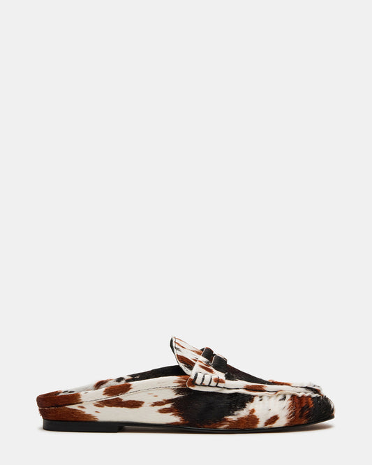 RAFE Brown Multi Slip-On Mule Women's Flat | Steve Madden