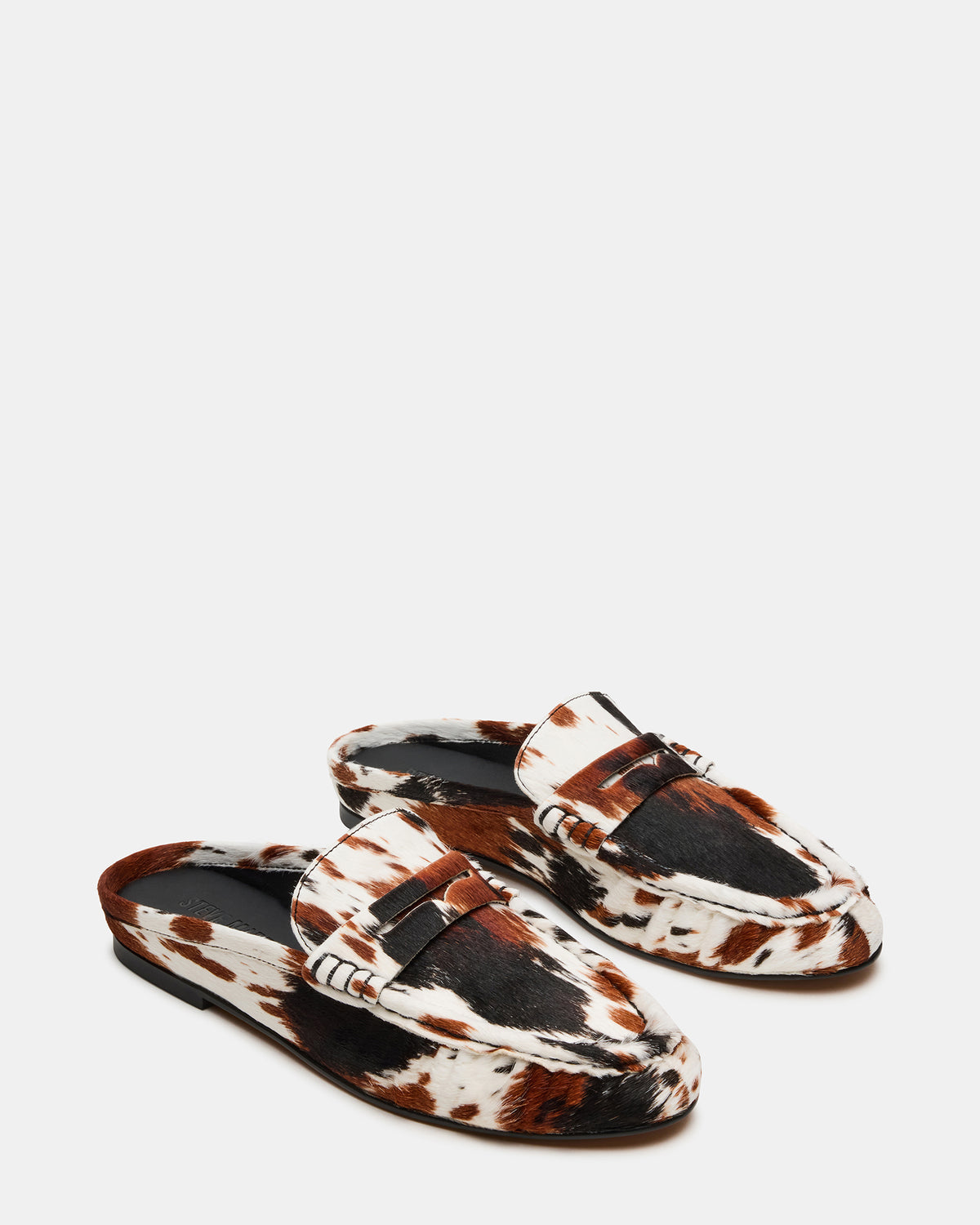 RAFE Brown Multi Slip-On Mule Women's Flat | Steve Madden