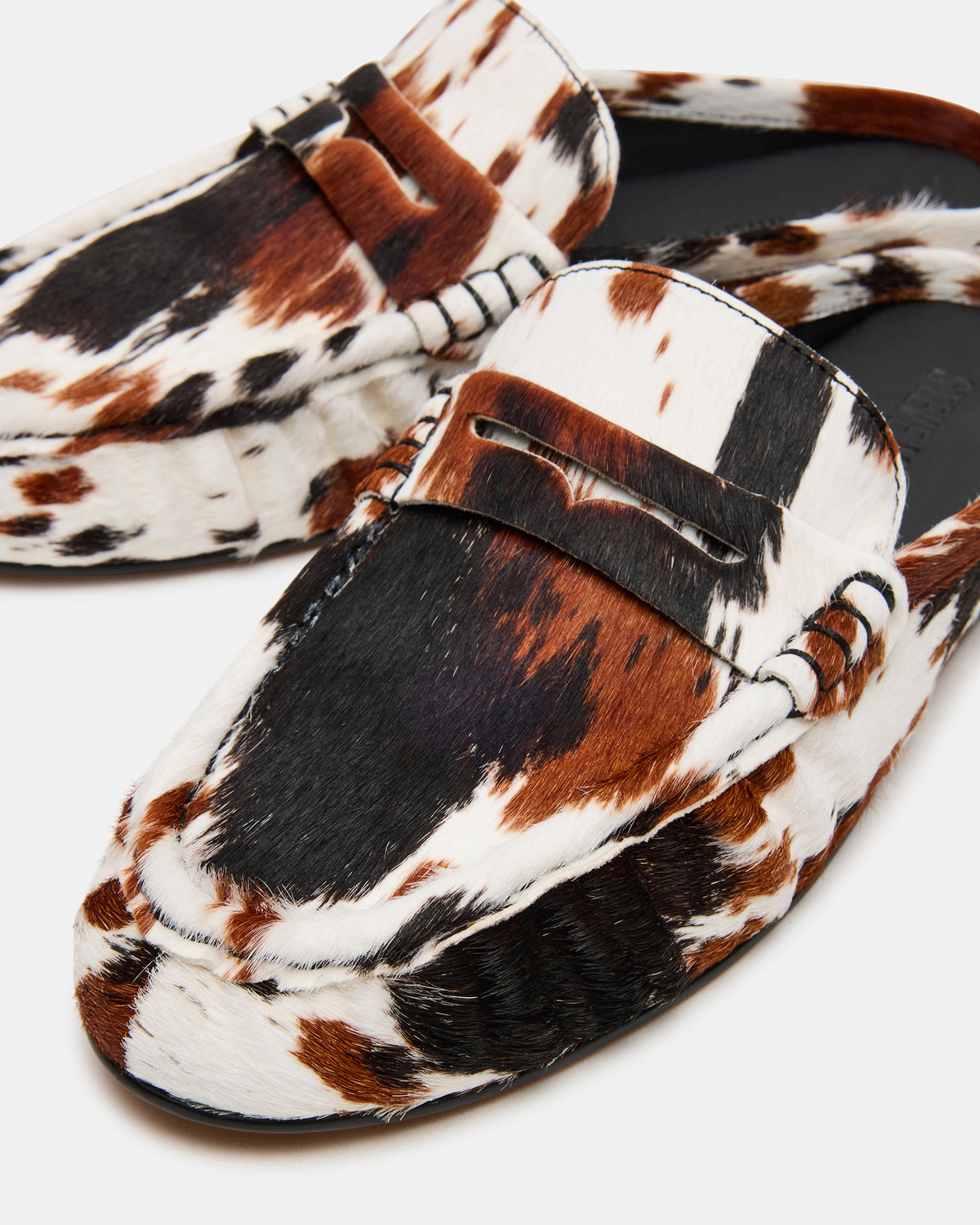 RAFE Brown Multi Slip-On Mule Women's Flat | Steve Madden