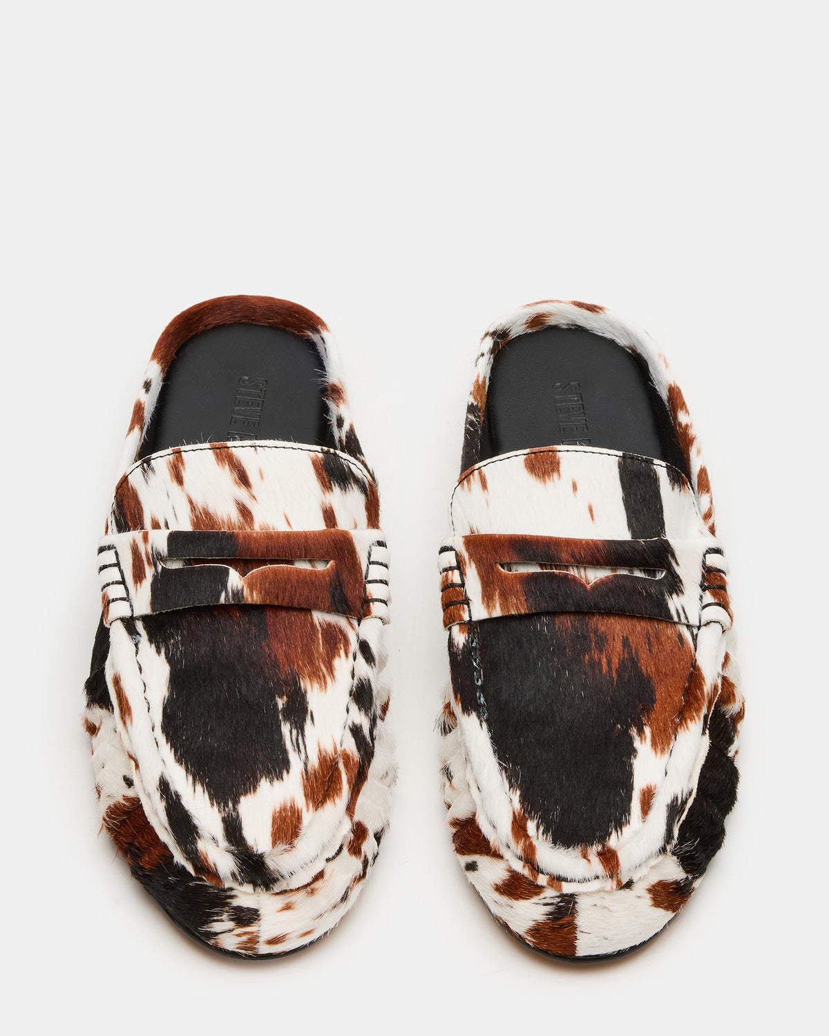 RAFE Brown Multi Slip-On Mule Women's Flat | Steve Madden