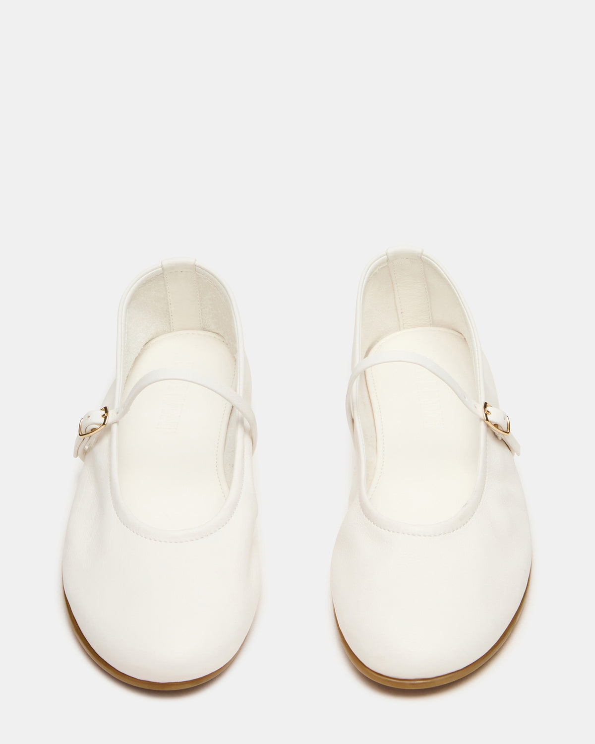 BESETTE Bone Leather Mary Jane Ballet Women's Flat | Steve Madden