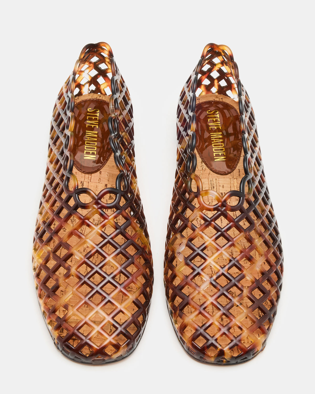 GROVE Tortoise Square-Toe Jelly Women's Flat | Steve Madden