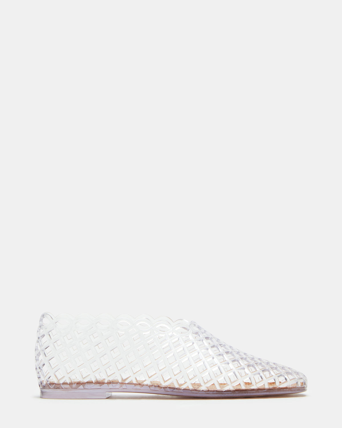 GROVE Clear Square-Toe Jelly Women's Flat | Steve Madden