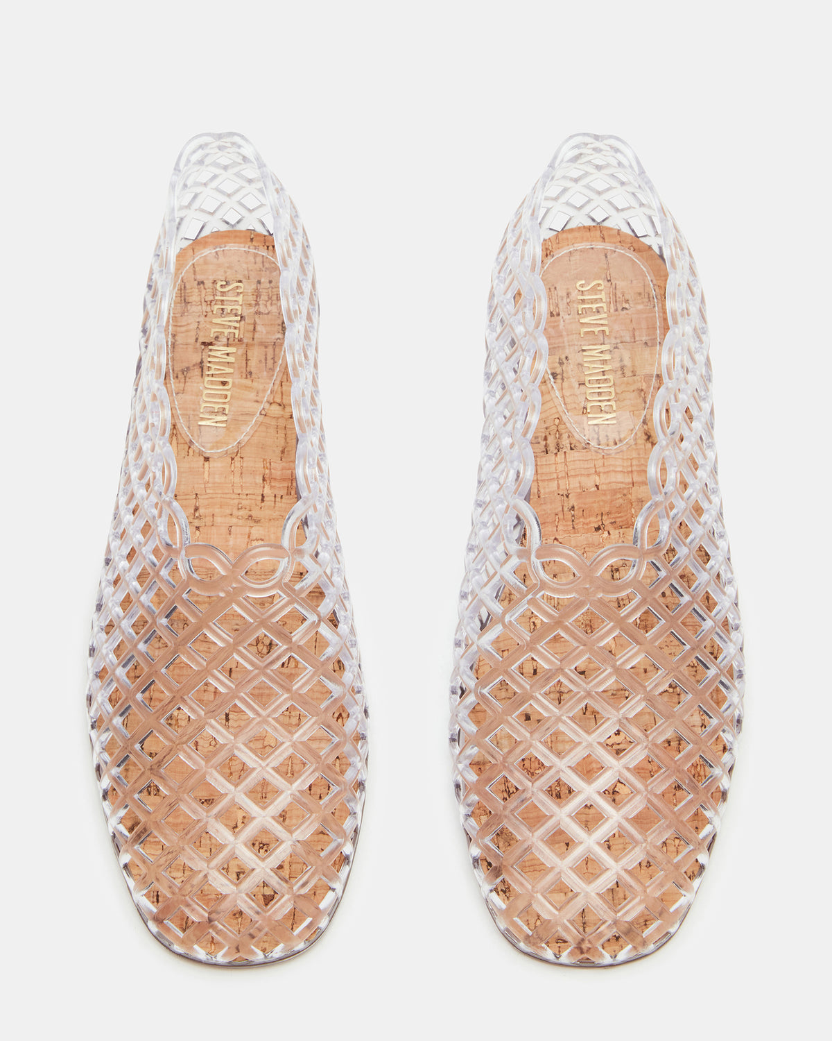 GROVE Clear Square-Toe Jelly Women's Flat | Steve Madden
