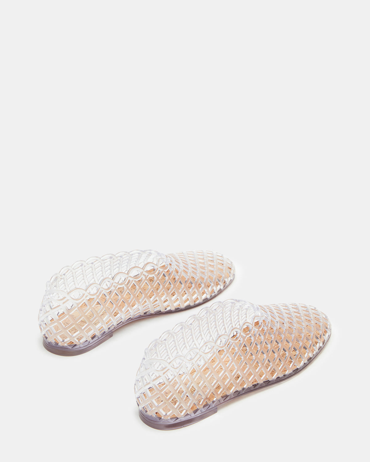 GROVE Clear Square-Toe Jelly Women's Flat | Steve Madden