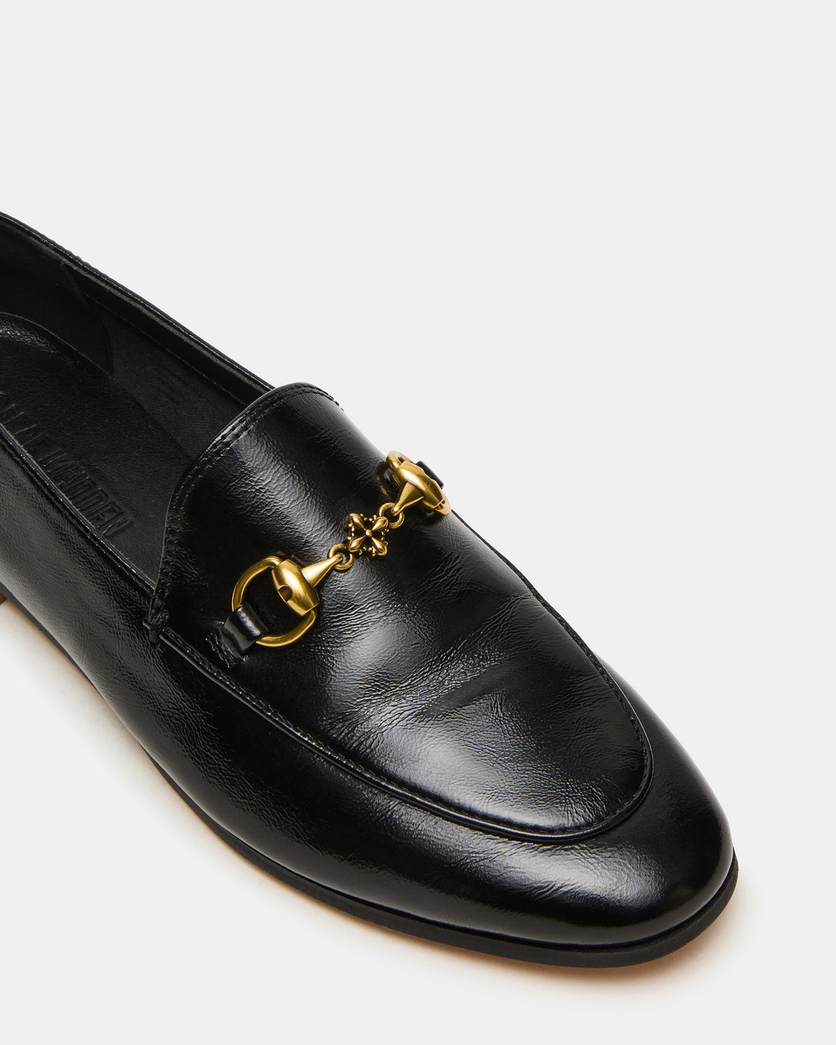 GRAFTON Black Leather Women's Loafer | Steve Madden