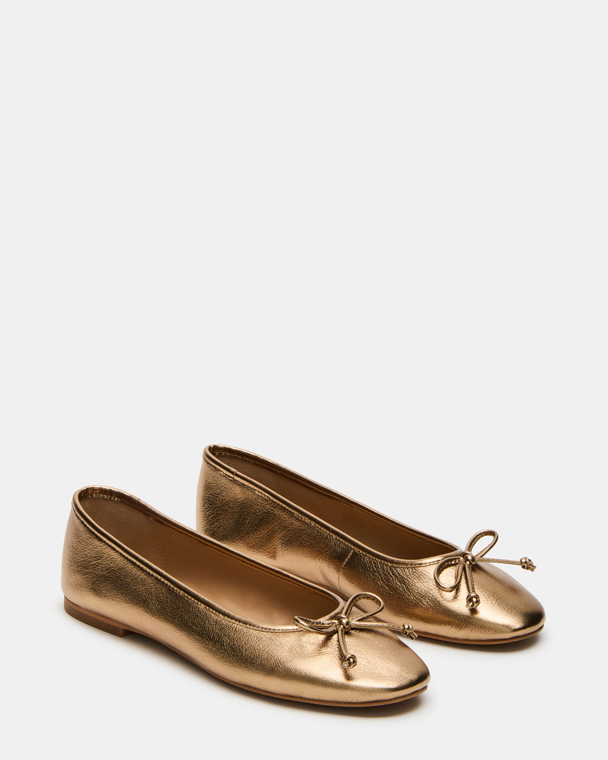 VIXEN Gold Women's Ballet Flats | Steve Madden