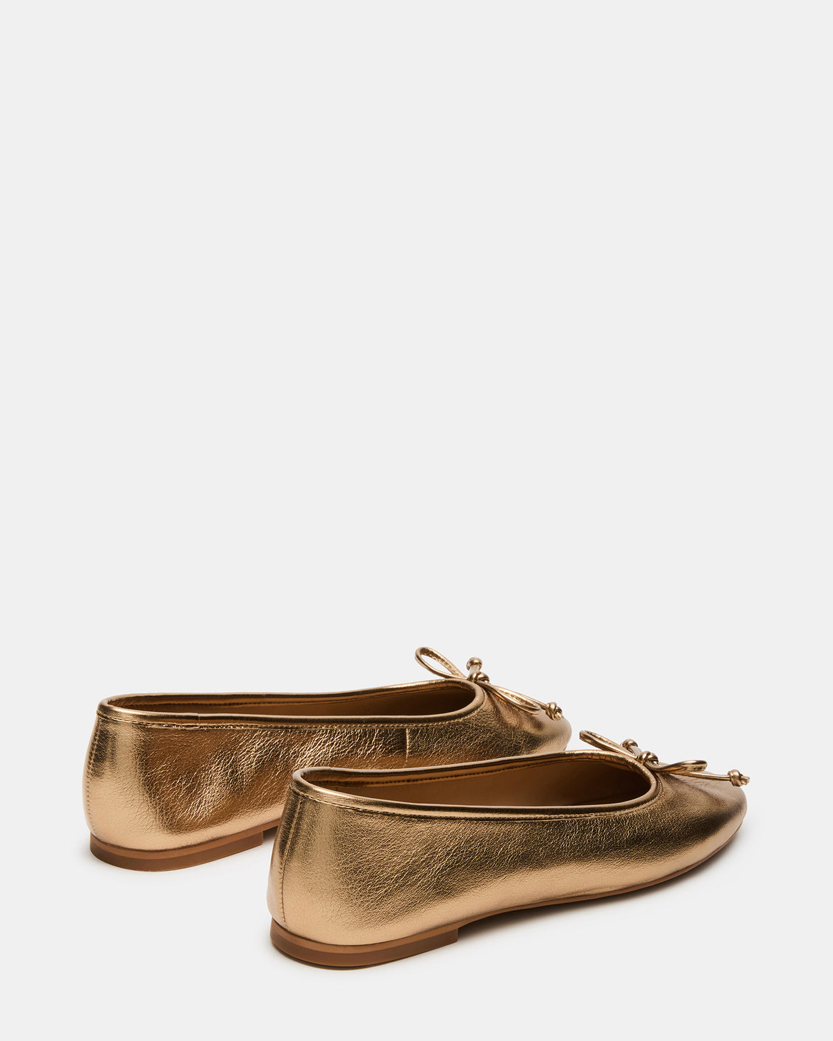 VIXEN Gold Women's Ballet Flats | Steve Madden