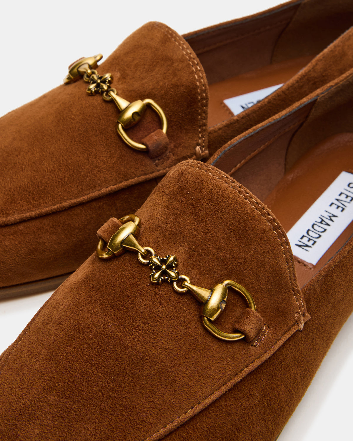 GRAFTON Chestnut Suede Women's Loafer | Steve Madden