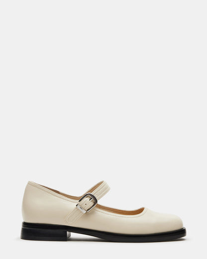 DELANCY Bone Leather Women's Mary Jane Flats | Steve Madden