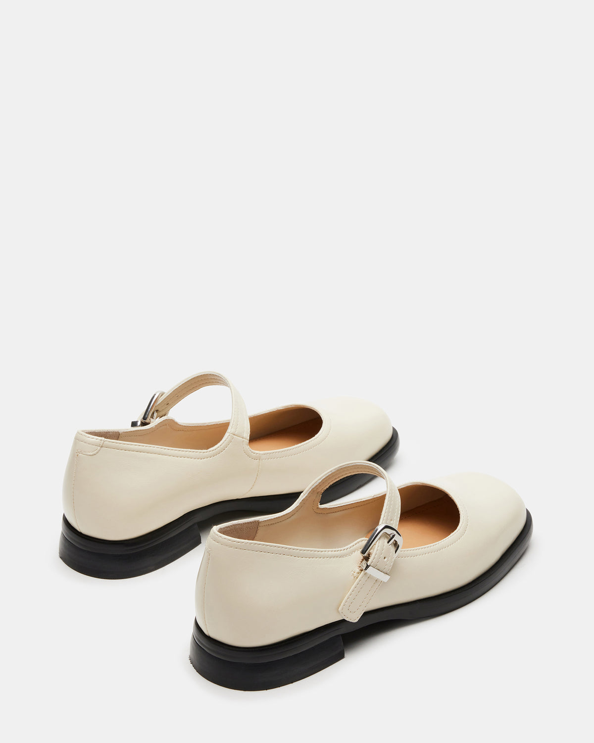 DELANCY Bone Leather Women's Mary Jane Flats | Steve Madden