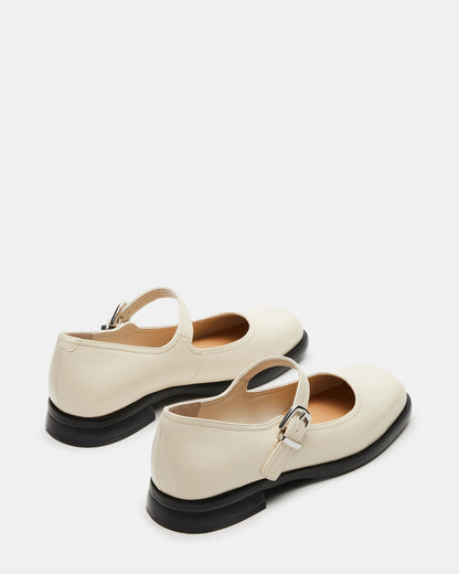 DELANCY Bone Leather Women's Mary Jane Flats | Steve Madden