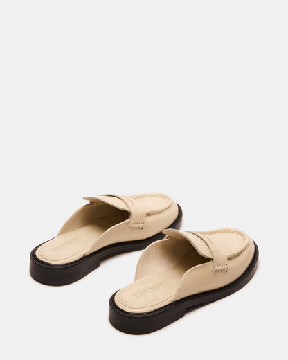 MULBERRY Bone Leather Women's Slip-On Mule Flat | Steve Madden