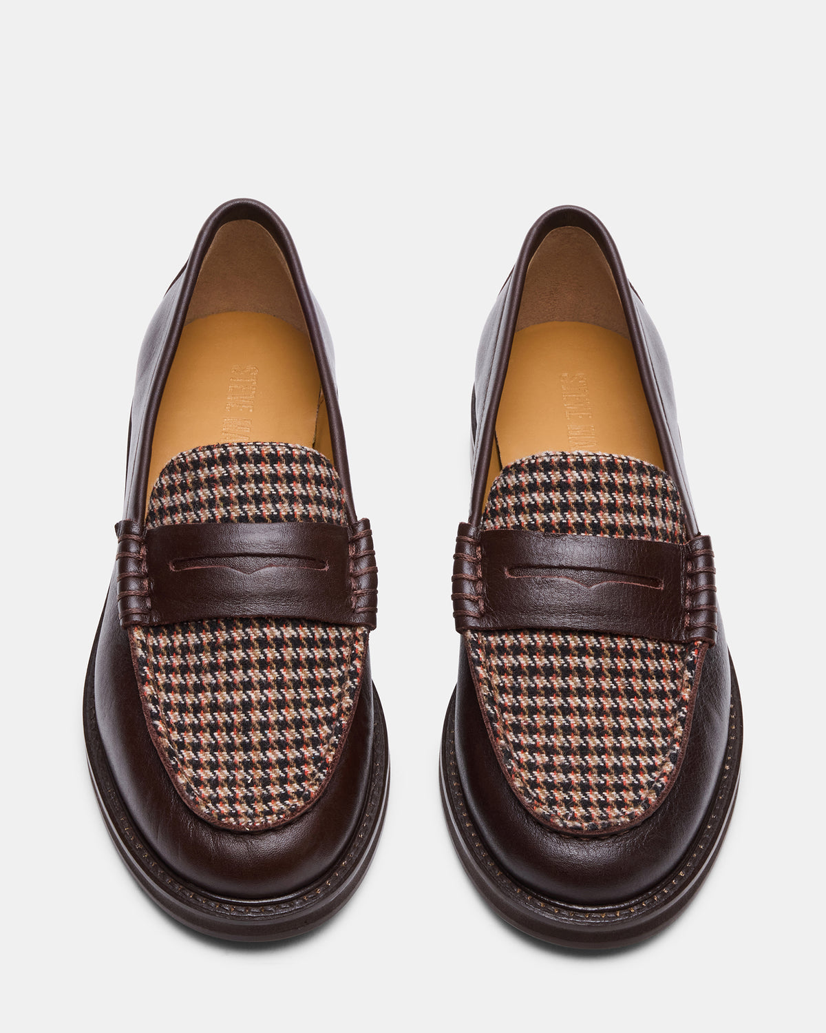 MADISON Brown Multi Women's Penny Loafer | Steve Madden