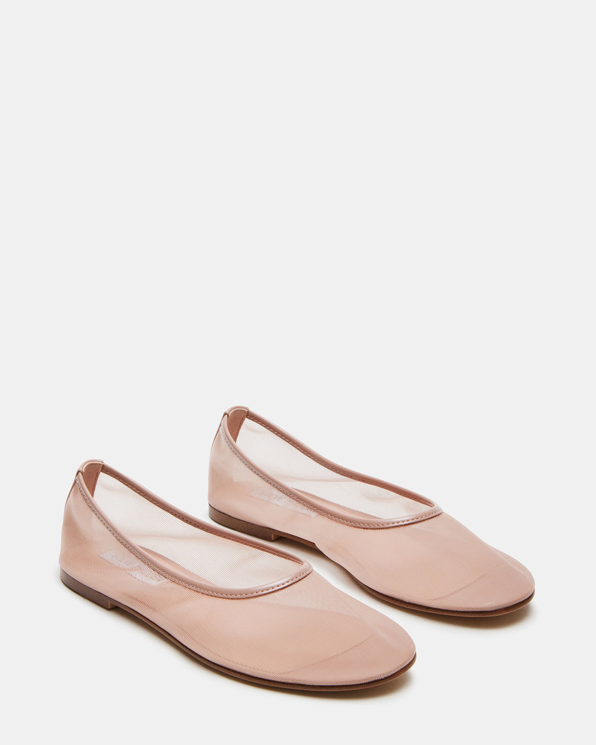 MEADOW Blush Mesh Women's Ballet Flats | Steve Madden