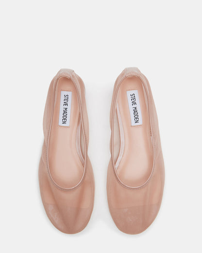 MEADOW Blush Mesh Women's Ballet Flats | Steve Madden