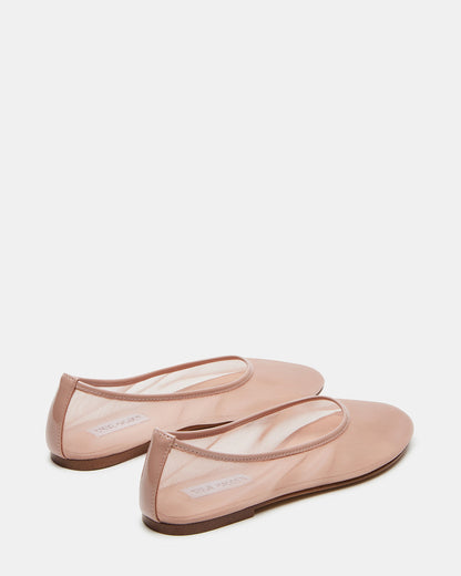 MEADOW Blush Mesh Women's Ballet Flats | Steve Madden