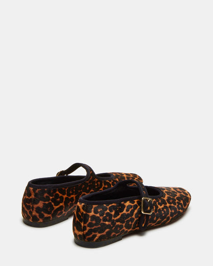 DREAMING Leopard Women's Mary Jane Flats | Steve Madden
