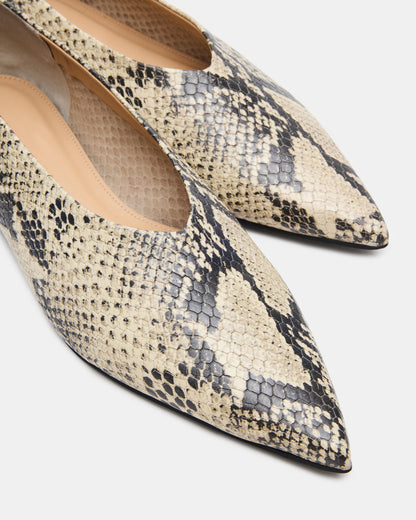 FLOYD Snake Pointed-Toe Ballet Women's Flat | Steve Madden