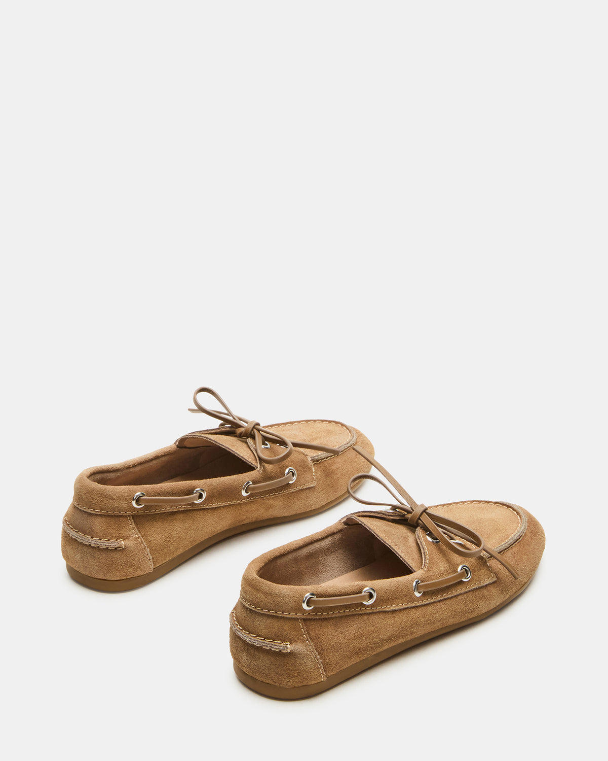 SAG Taupe Suede Women's Boat Shoe | Steve Madden