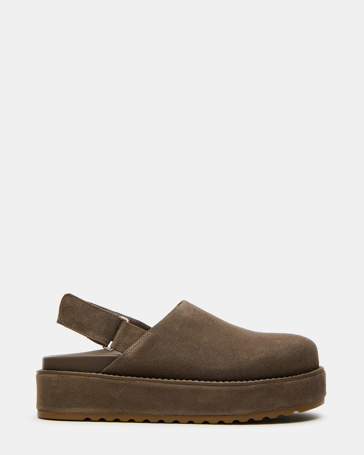 MELLOW Grey Sage Women's Slingback Platform Clog | Steve Madden