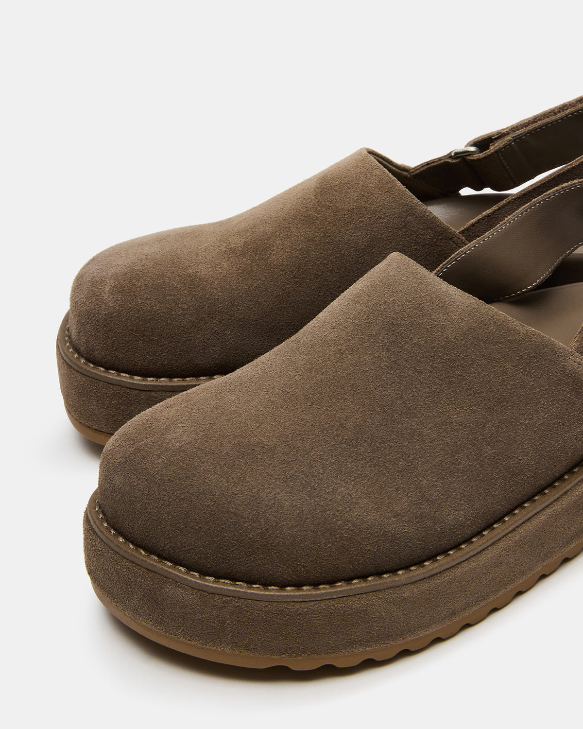 MELLOW Grey Sage Women's Slingback Platform Clog | Steve Madden