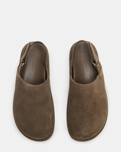 MELLOW Grey Sage Women's Slingback Platform Clog | Steve Madden