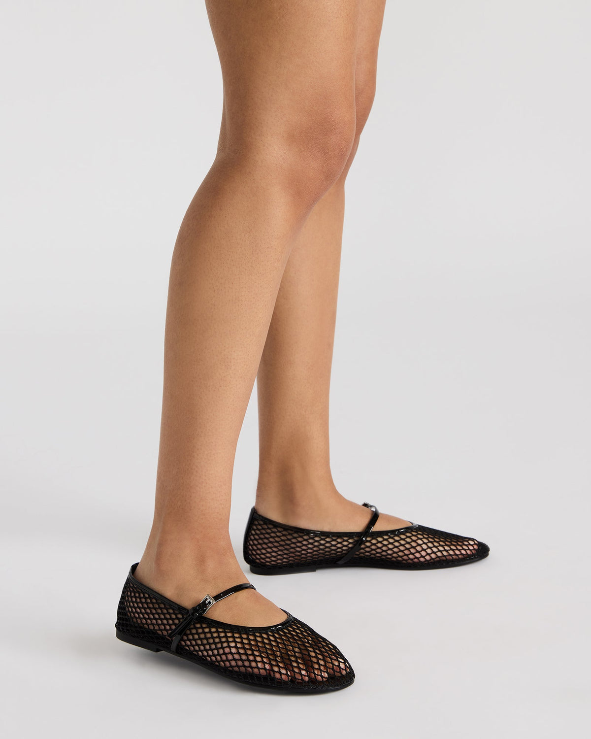MAGS White Mary Jane Women's Ballet Flats | Steve Madden