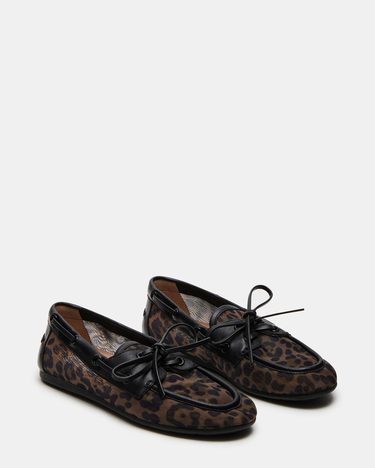 SAG Black/Leopard Women's Boat Shoe | Steve Madden