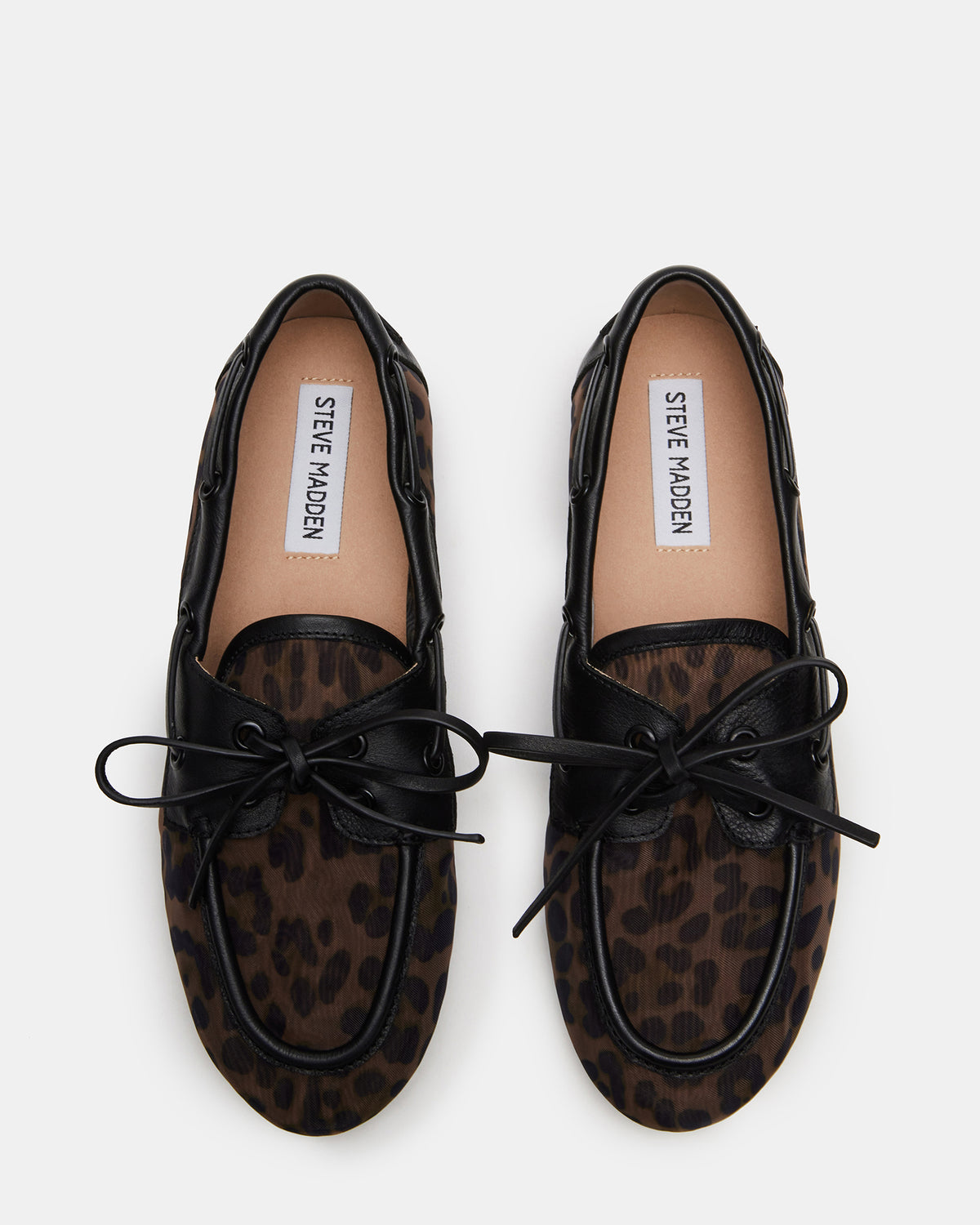 SAG Black/Leopard Women's Boat Shoe | Steve Madden