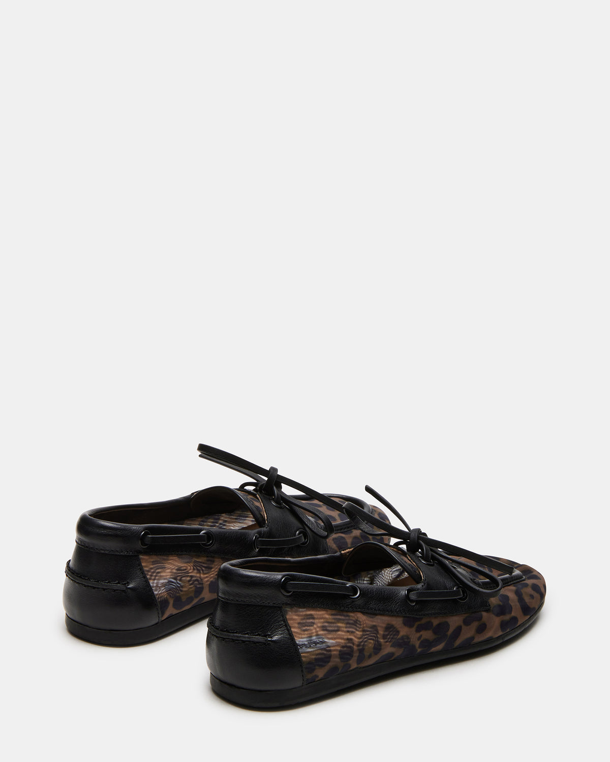 SAG Black/Leopard Women's Boat Shoe | Steve Madden